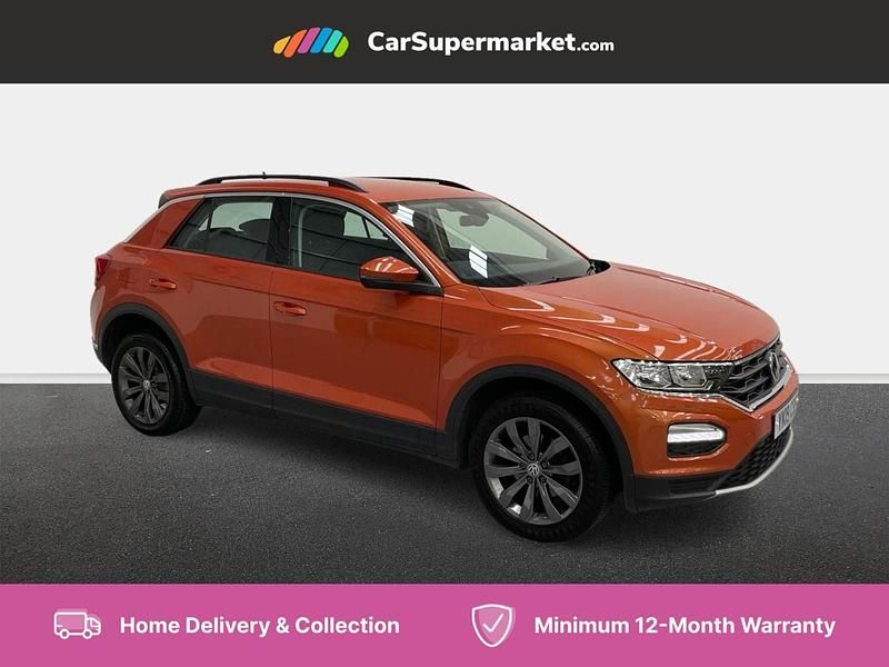 Orange Used 2019 VW T-Roc SE SUV | £12,997 (Fair price) - Image 1/4
