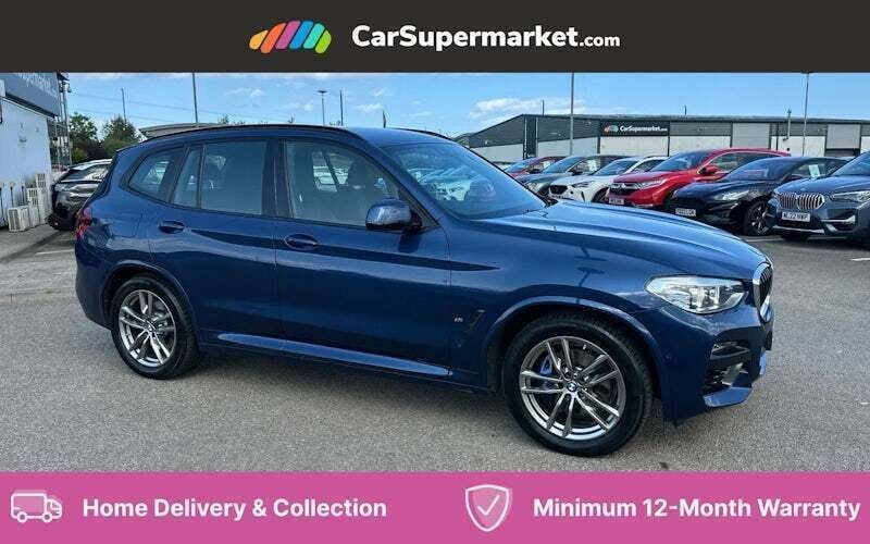 Blue Used 2021 BMW X3 M Sport SUV | £25,176 (Good price) - Image 1/4