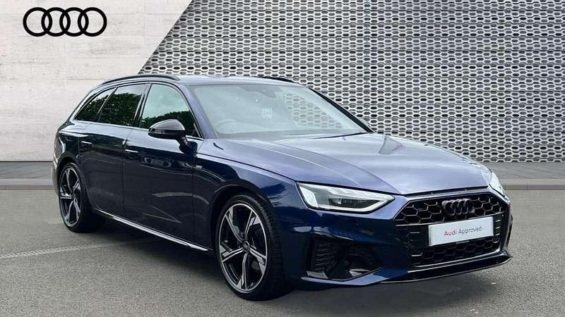 Blue Used 2024 Audi A4 Black Edition Estate | £34,507 (Expensive) - Image 1/4