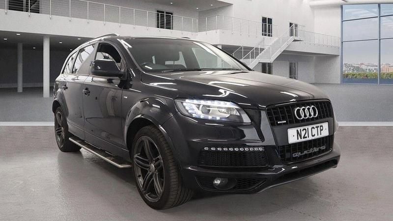 Black Used 2013 Audi Q7 S-line plus SUV | £11,595 (Fair price) - Image 1/4