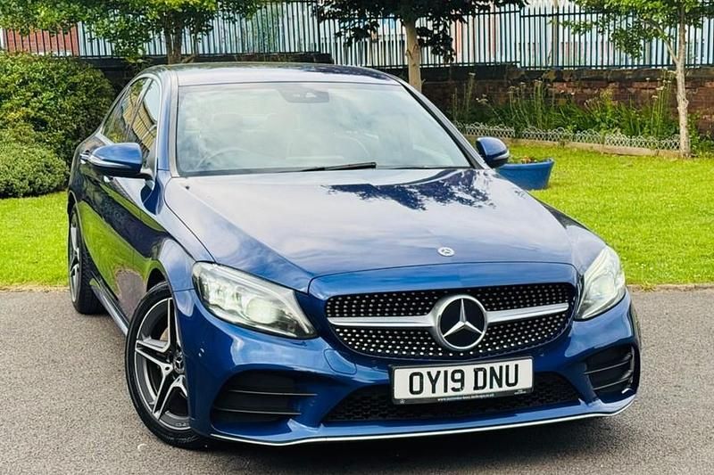 Blue Used 2019 Mercedes C220 AMG Line Premium Sedan | £11,500 (Good price) - Image 1/1