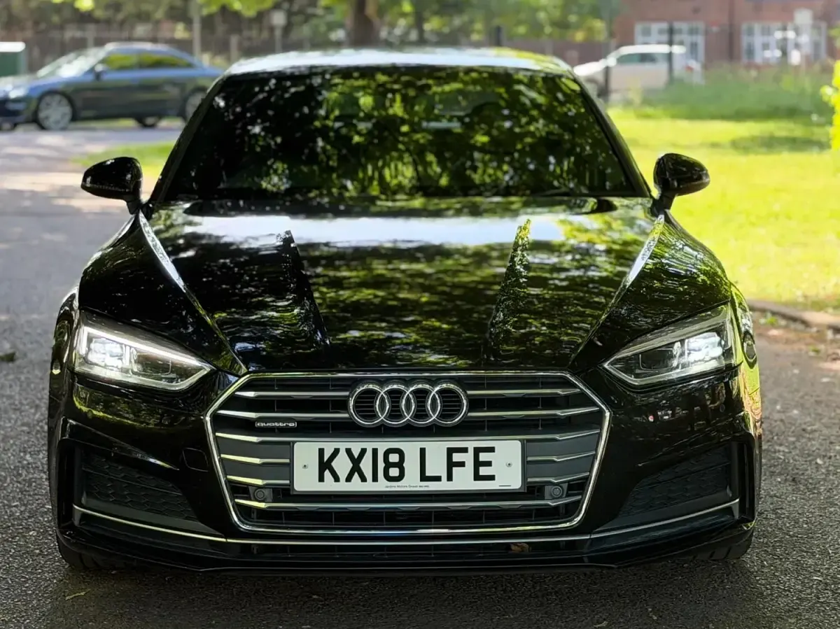 Used Audi A5 Sportback S-Line 190 HP (139 kW) 2018 Black Hatchback