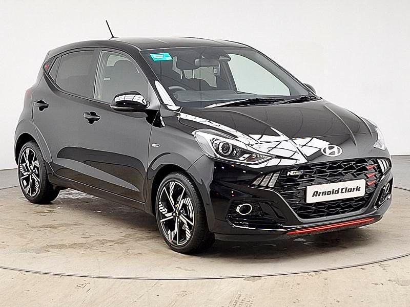Pearl phantom black New 2025 Hyundai i10 N Line Hatchback | £17,998 (Fair price) - Image 1/4
