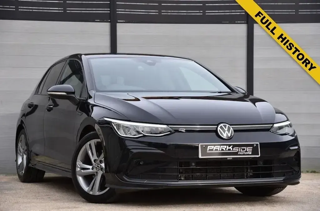 Usado VW Golf VII R-line 150 HP (110 kW) 2021 Preto Citadino