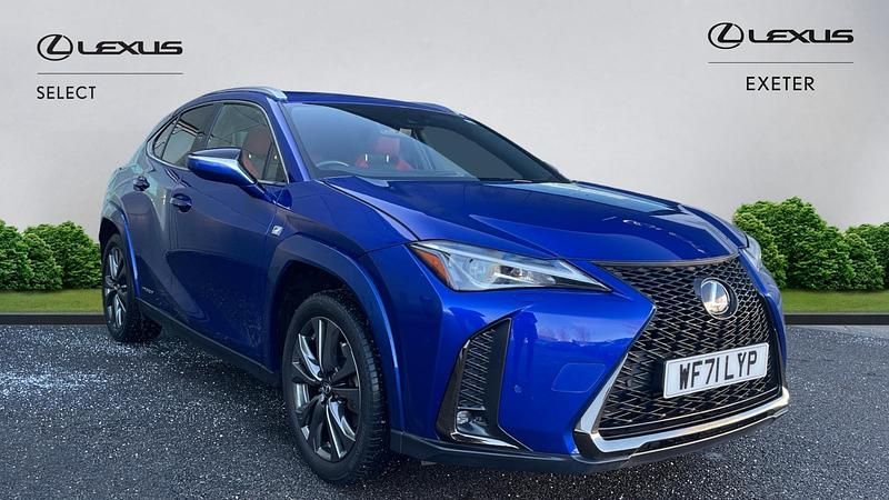 Azure blue Used 2021 Lexus UX Sport Line SUV | £20,890 (Fair price) - Image 1/4