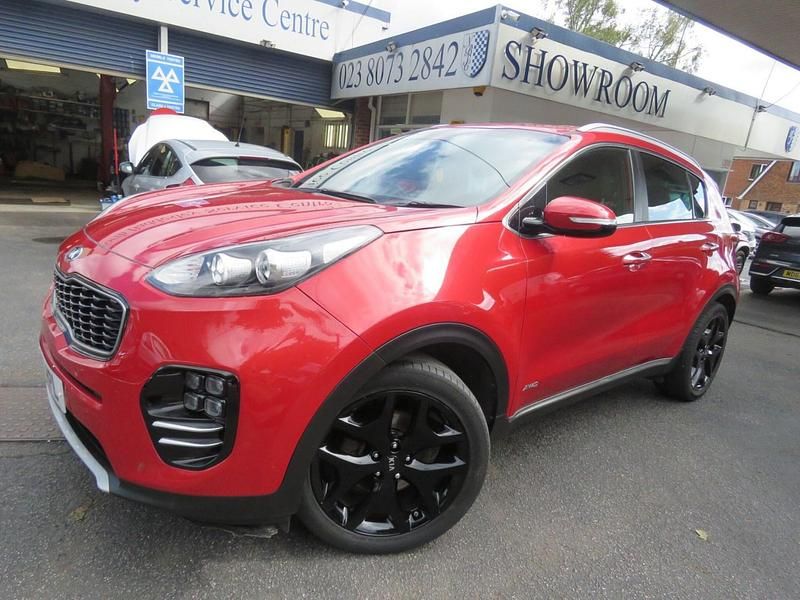 Red Used 2017 Kia Sportage GT-Line SUV | £9,979 (Fair price) - Image 1/3