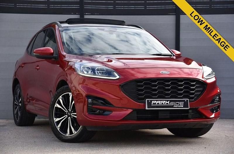 Red Used 2021 Ford Kuga ST-Line X SUV | £18,700 (Fair price) - Image 1/4