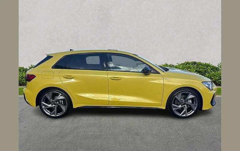 Used Audi A3 Black Edition 147 HP (108 kW) 2025 Yellow Hatchback