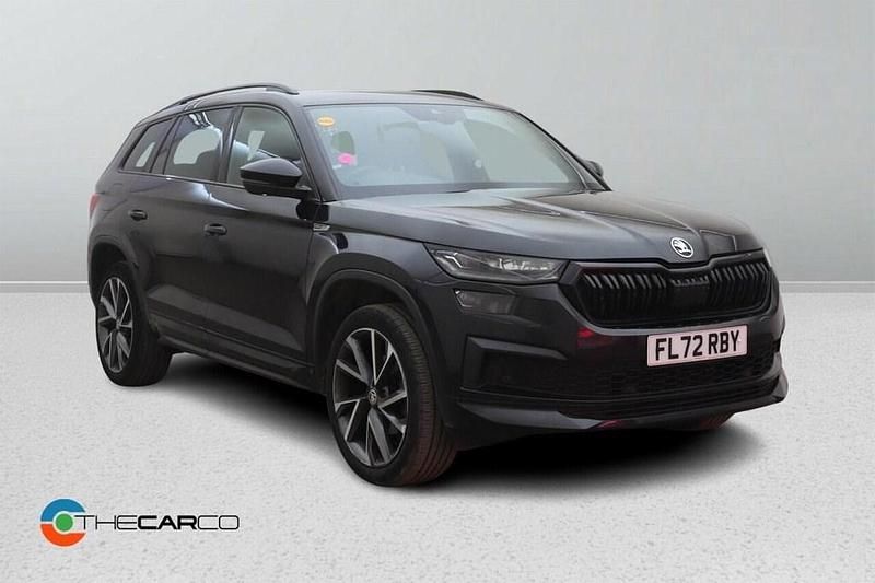 Used Skoda Kodiaq SportLine 150 HP (110 kW) 2022 Black SUV
