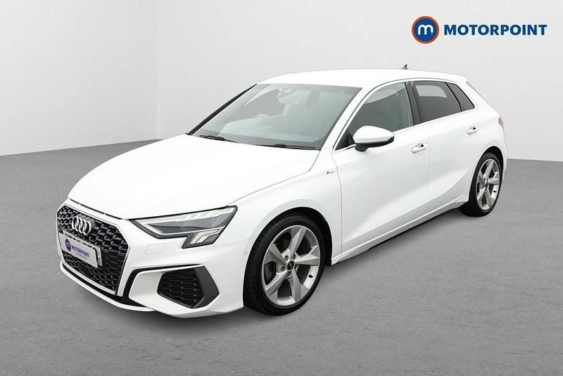 Used Audi A3 S-Line 2022 White Sedan