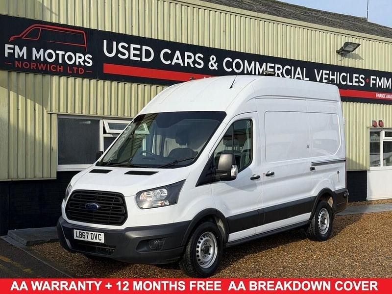 Used Ford Transit 130 HP (95 kW) 2018 White Van