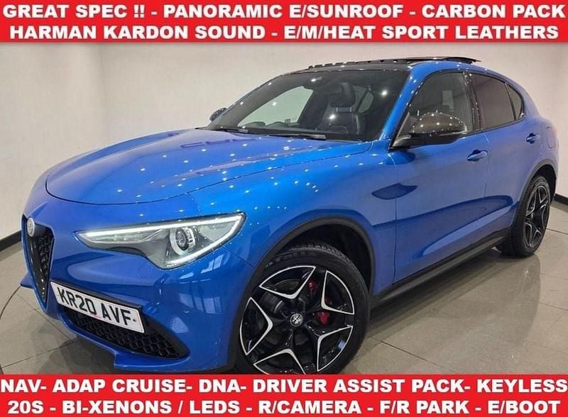 Used Alfa Romeo Stelvio Ti 280 HP (205 kW) 2020 Blue SUV