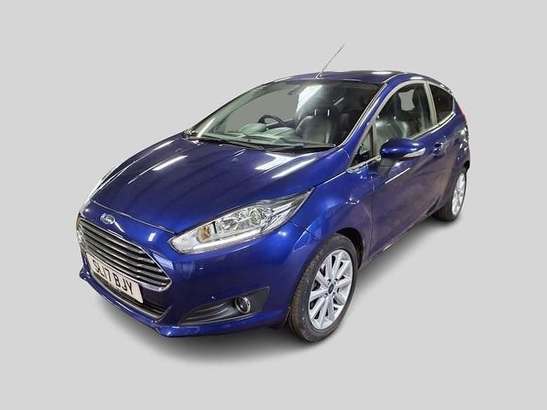 Used Ford Fiesta Titanium 100 HP (73 kW) 2017 Blue Hatchback