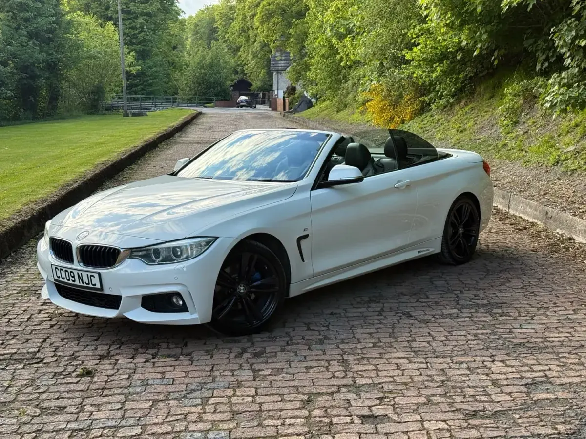 Begagnad BMW 420 M Sport 2015 Vit Cab