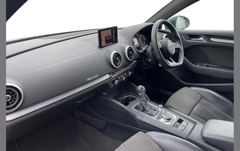 Used Audi A3 S-Line 150 HP (110 kW) 2018 Blue Sedan