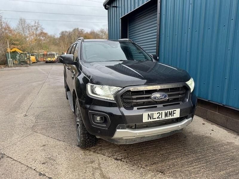 Black Used 2021 Ford Ranger Wildtrack Pickup | £11,495 (Super price) - Image 1/4