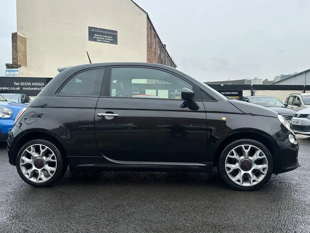 Used Fiat 500 S 69 HP (50 kW) 2015 Black Hatchback