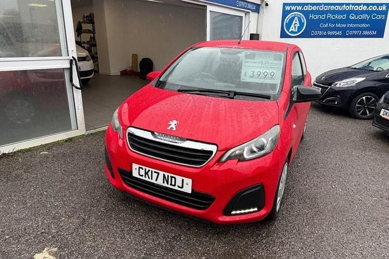 Red Used 2017 Peugeot 108 Active Hatchback | £3,999 (Fair price) - Image 1/1