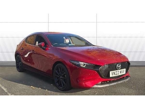 Red Used 2022 Mazda 3 Inclusive Hatchback | £17,394 (Fair price) - Image 1/4