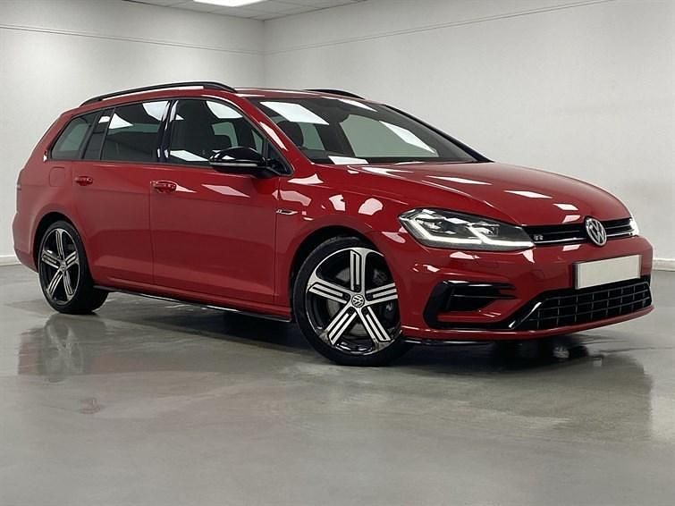 Used VW Golf VII R 2018 Red Estate
