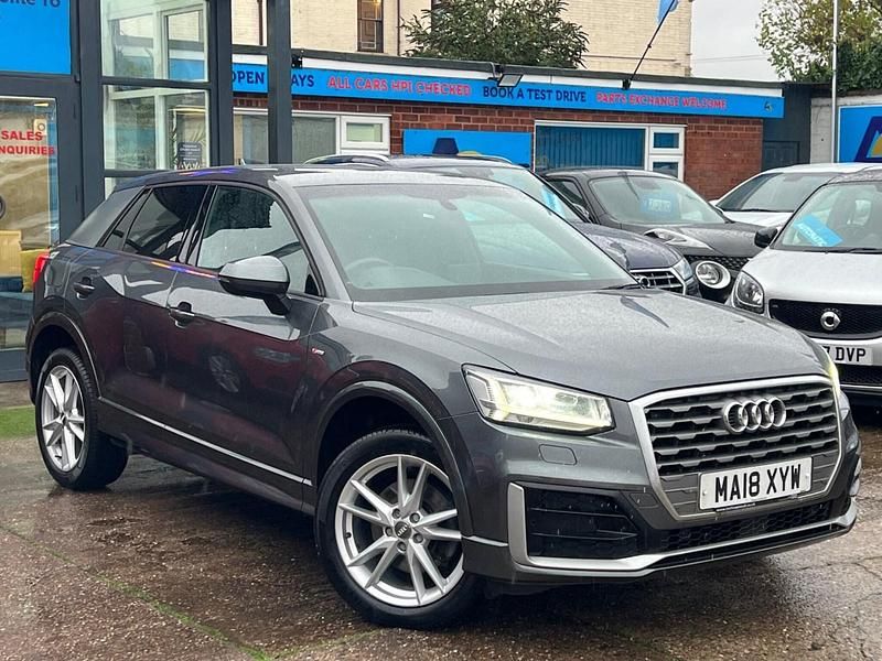Grey Used 2018 Audi Q2 S-Line SUV | £11,280 (Fair price) - Image 1/4