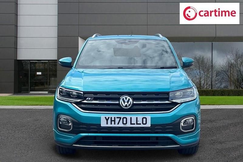 Usado VW T-Cross R-line 150 HP (110 kW) 2020 Azul SUV