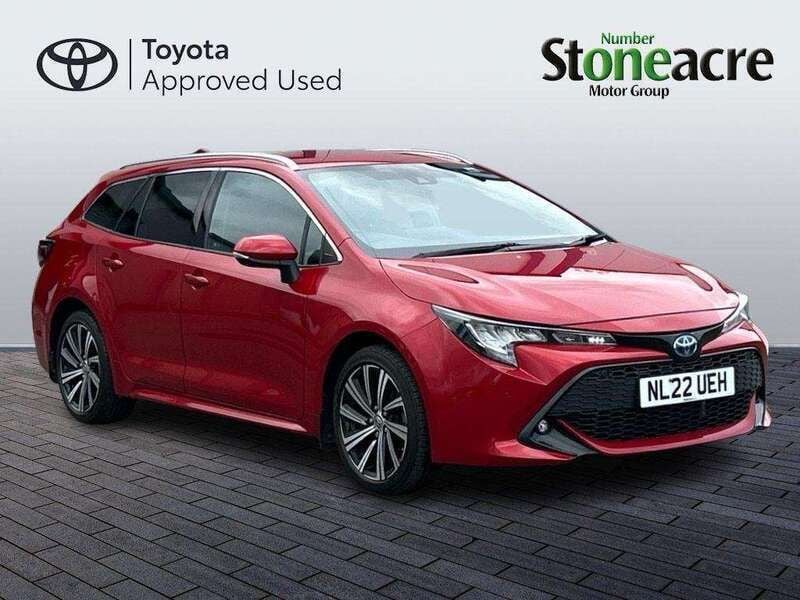 Red Used 2022 Toyota Corolla Design Estate | £19,600 (Fair price) - Image 1/4