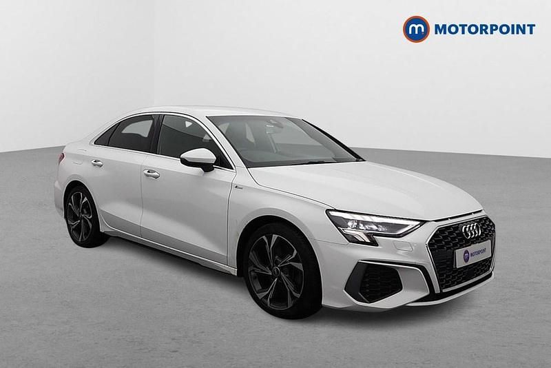 Used Audi A3 S-Line 2021 White Sedan