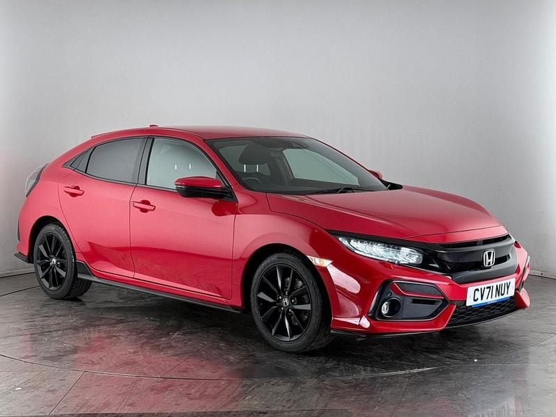Red Used 2021 Honda Civic Sport Hatchback | £15,750 (Fair price) - Image 1/4