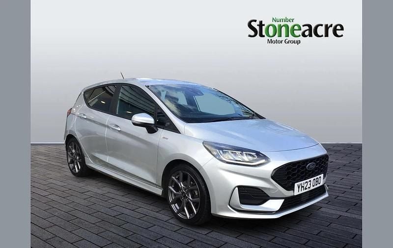 Silver Used 2023 Ford Fiesta ST-Line Hatchback | £12,491 (Good price) - Image 1/4