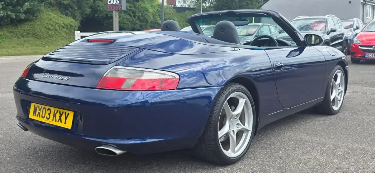 Used Porsche 996 2003 Blue Cabriolet