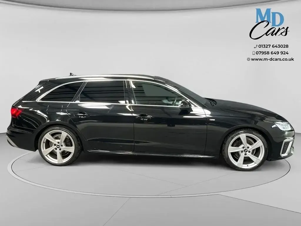 Used Audi A4 S-Line 163 HP (119 kW) 2021 Black Estate