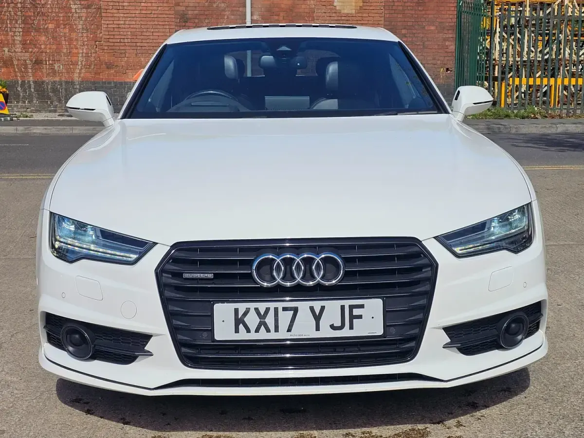 Used Audi A7 Black Edition 2017 White Hatchback