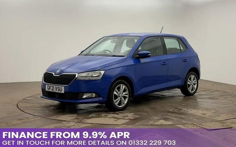 Used Skoda Fabia SE 60 HP (44 kW) 2021 Blue Hatchback