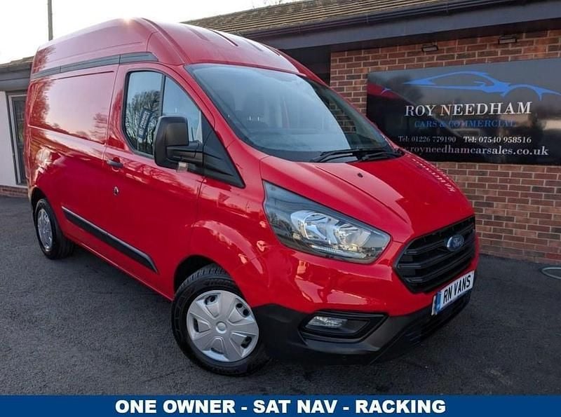 Red Used 2021 Ford Transit Custom S Van | £8,490 (Good price) - Image 1/3
