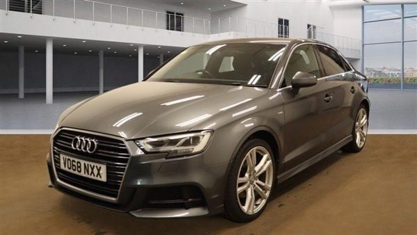 Grey Used 2018 Audi A3 S-Line Sedan | £15,495 (Fair price) - Image 1/1