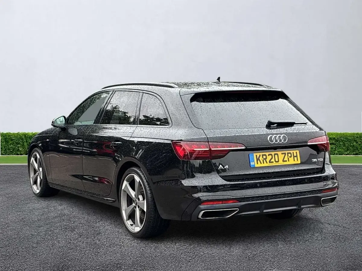 Used Audi A4 Black Edition 163 HP (119 kW) 2020 Black Estate