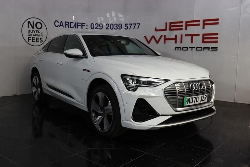 White Used 2020 Audi e-tron S-Line SUV | £24,988 (Fair price) - Image 1/4