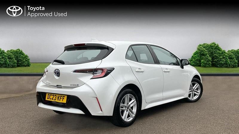Used Toyota Corolla 122 HP (89 kW) 2022 Platinum white pearl Hatchback