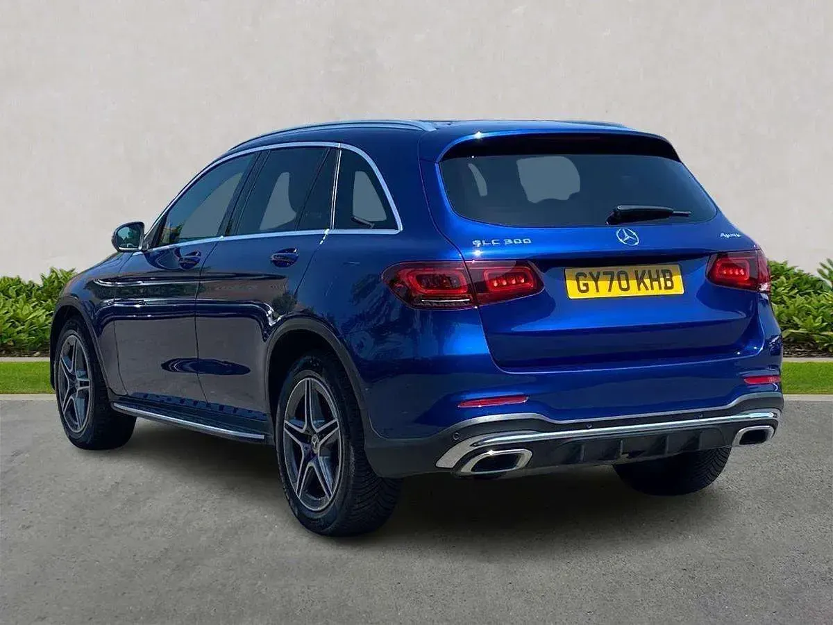 Used Mercedes GLC300 AMG line 2020 Blue SUV