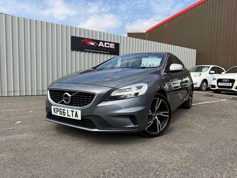 Grey Used 2016 Volvo V40 R-Design Pro Estate | £7,495 (Good price) - Image 1/4