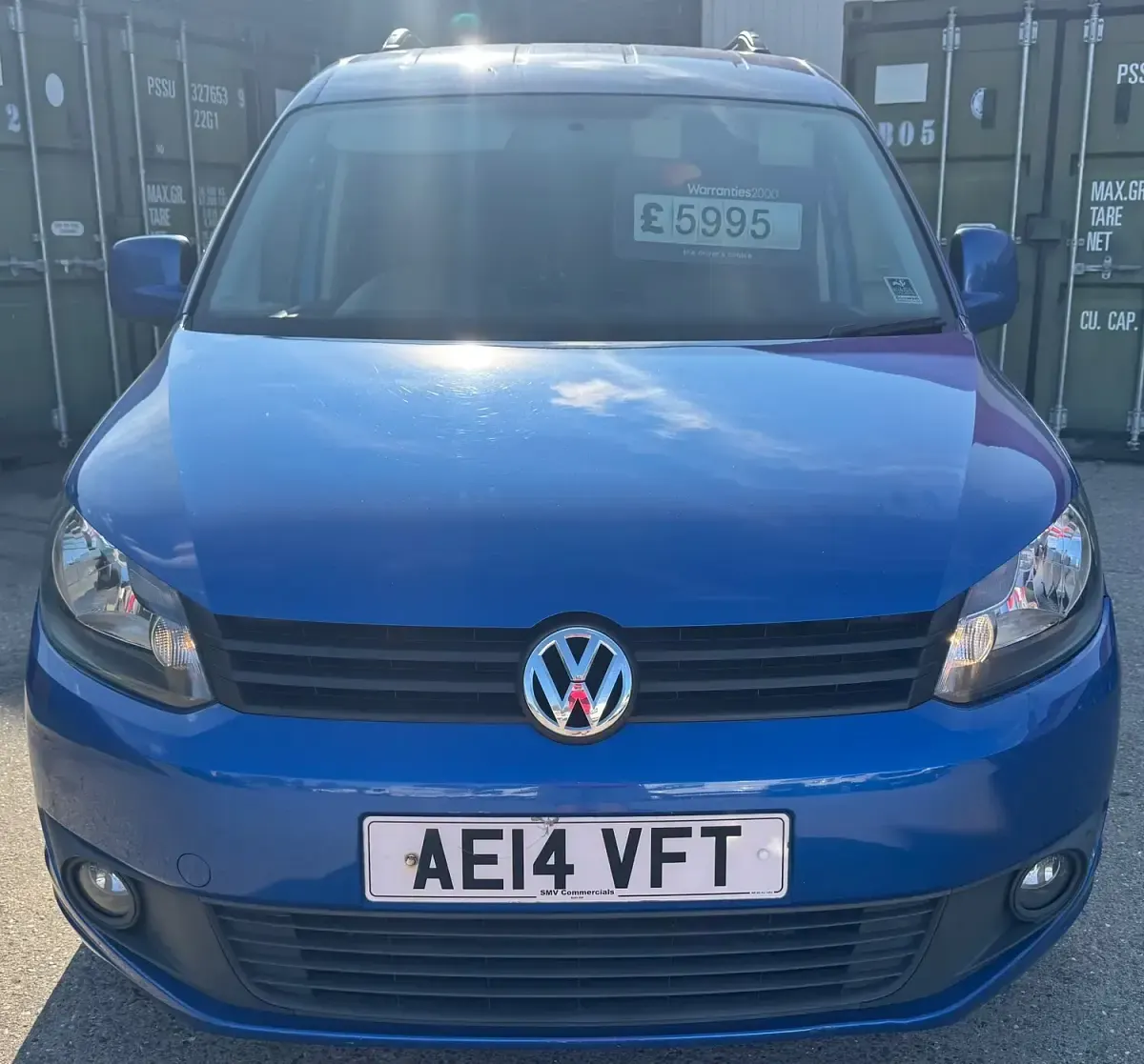 Used VW Caddy Highline 102 HP (75 kW) 2014 Blue MPV