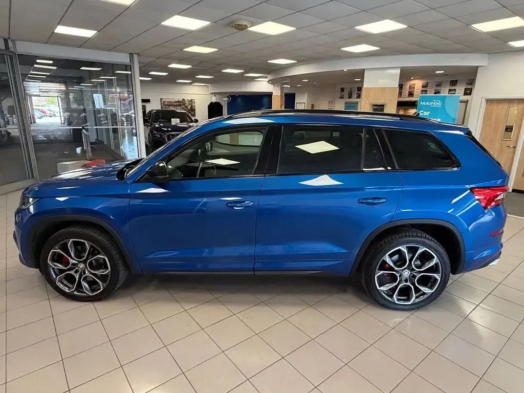 Used Skoda Kodiaq vRS 239 HP (175 kW) 2019 Blue SUV