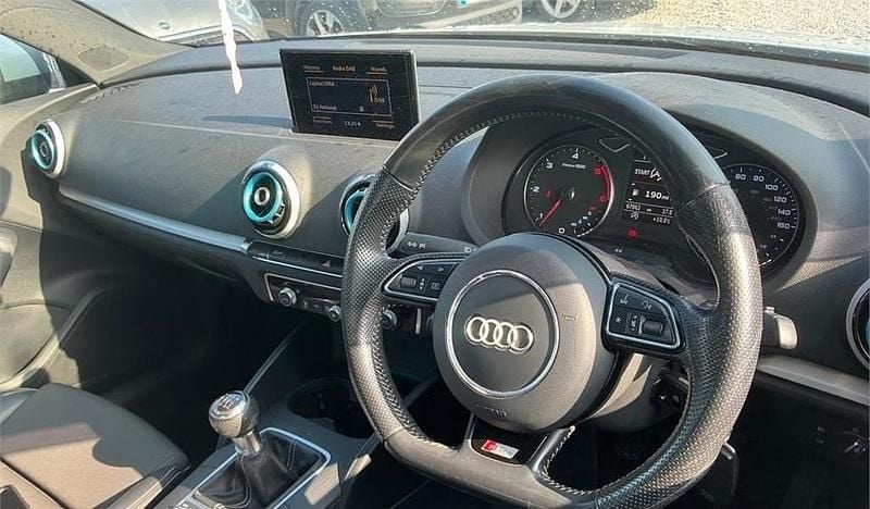 Used Audi A3 S-Line 150 HP (110 kW) 2015 Ibis white Sedan