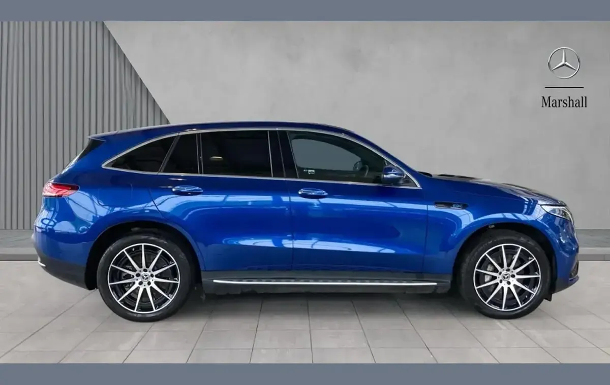 Used Mercedes EQC400 AMG line 300 kW (408 HP) 2023 Spectral blue metallic SUV