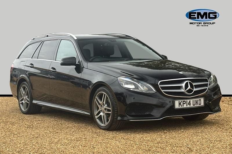 Black Used 2014 Mercedes E220 AMG Estate | £9,995 (Fair price) - Image 1/3