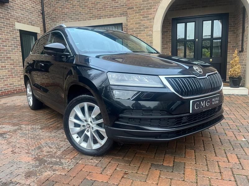 Black Used 2018 Skoda Karoq SE L SUV | £14,295 (Fair price) - Image 1/4