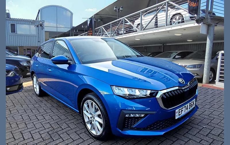 Used Skoda Scala SE L 113 HP (83 kW) 2024 Race blue metallic Hatchback