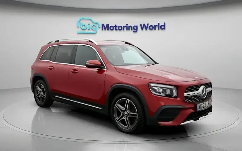 Used Mercedes GLB200 AMG line 163 HP (119 kW) 2022 Red SUV