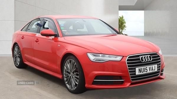 Used Audi A6 S-Line 190 HP (139 kW) 2015 Red Sedan